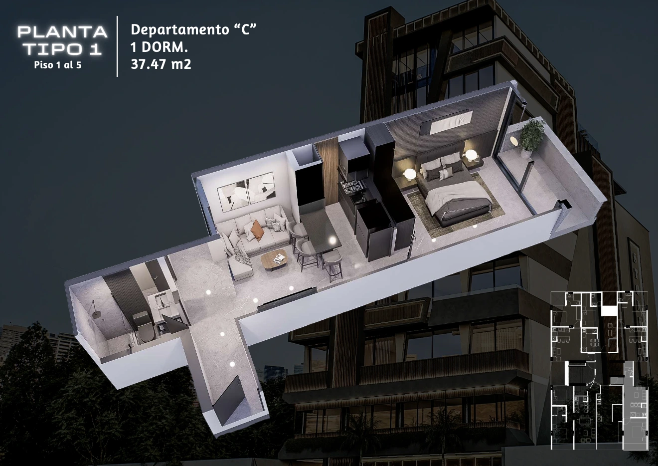 Plano del modelo C de Stone 5