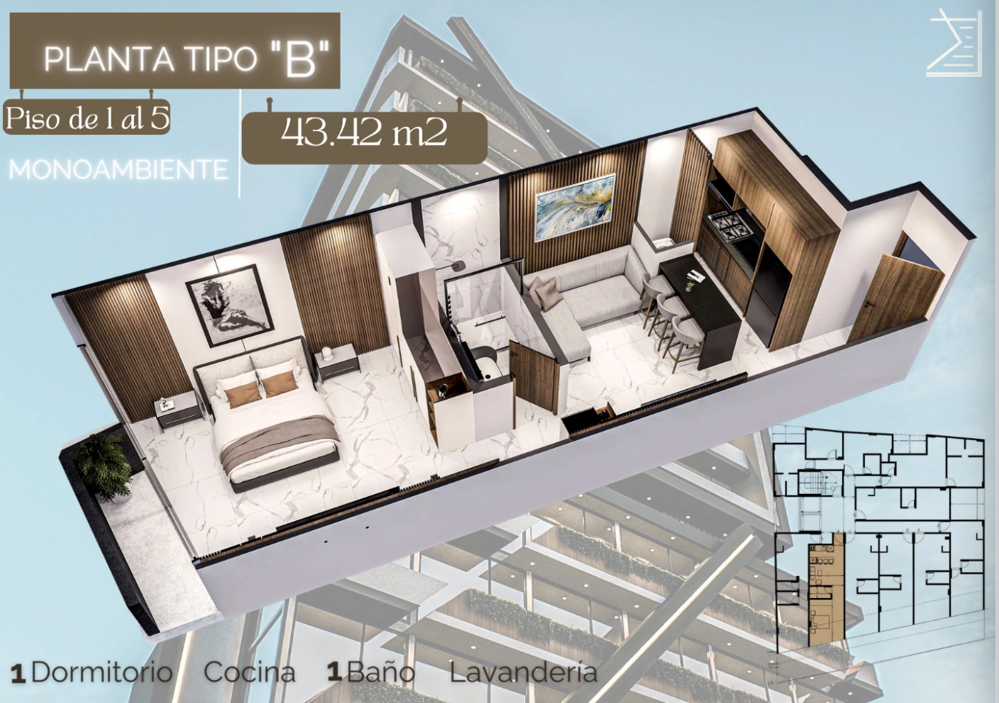 Plano del modelo B de Portobello V