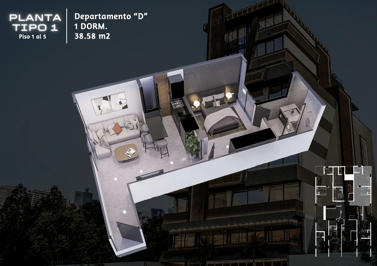 Plano del modelo D de Stone 5