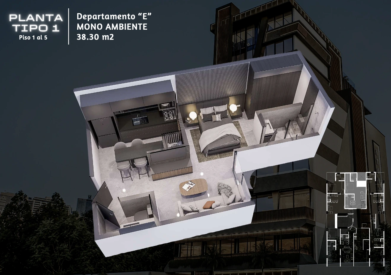 Plano del modelo E de Stone 5