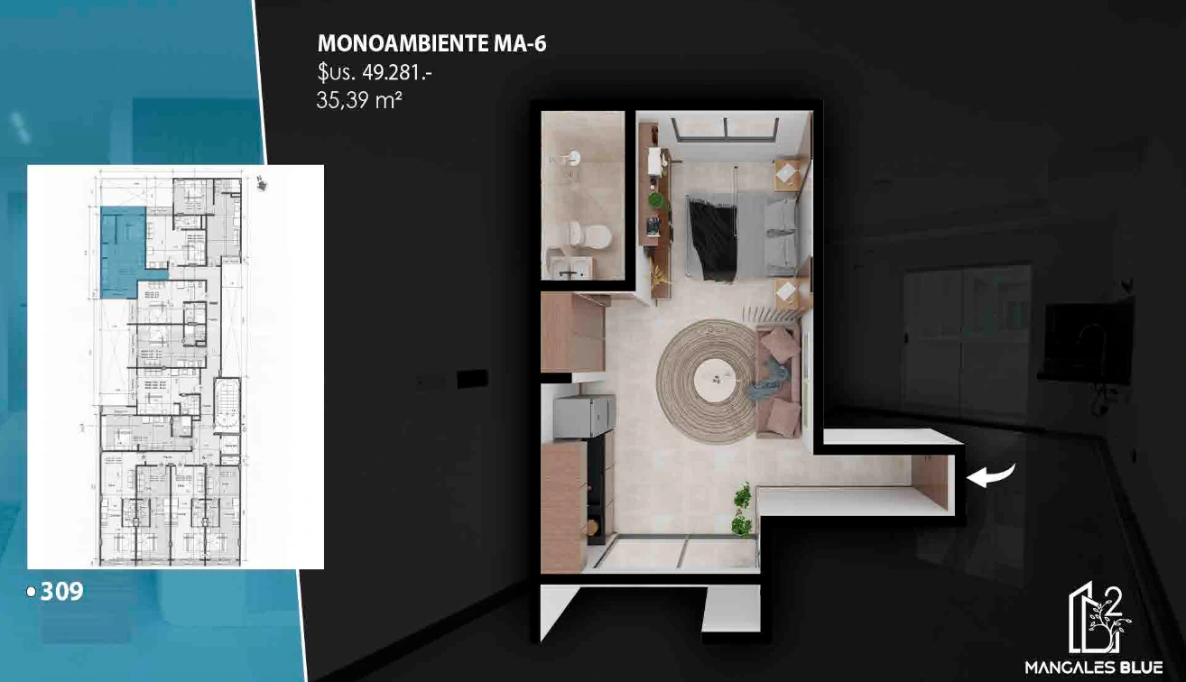 Plano del modelo MA-6 de Mangales Blue2