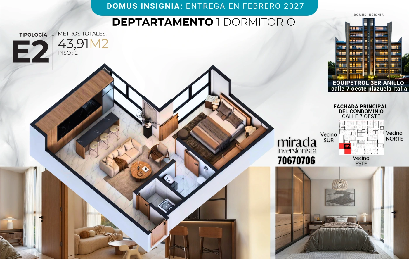 Plano del modelo E2 de Domus Insignia