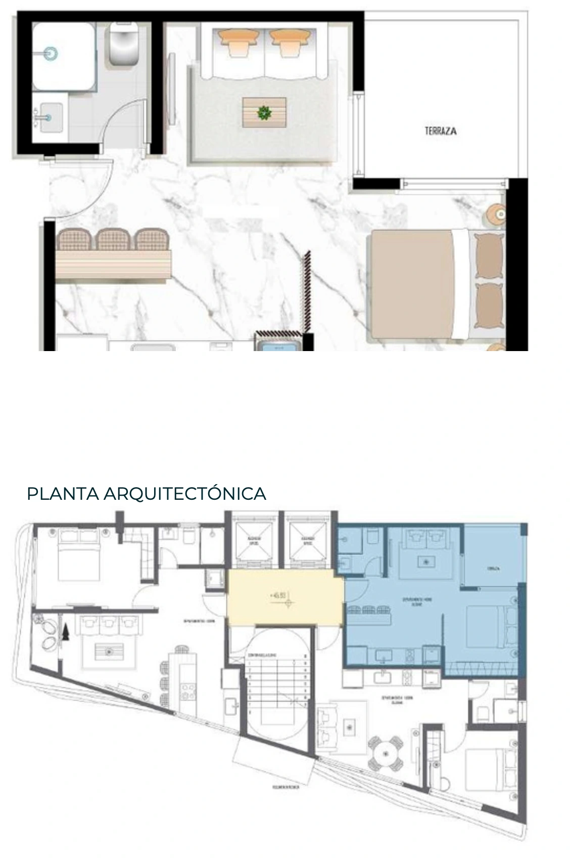 Plano del modelo I de Domus Tower