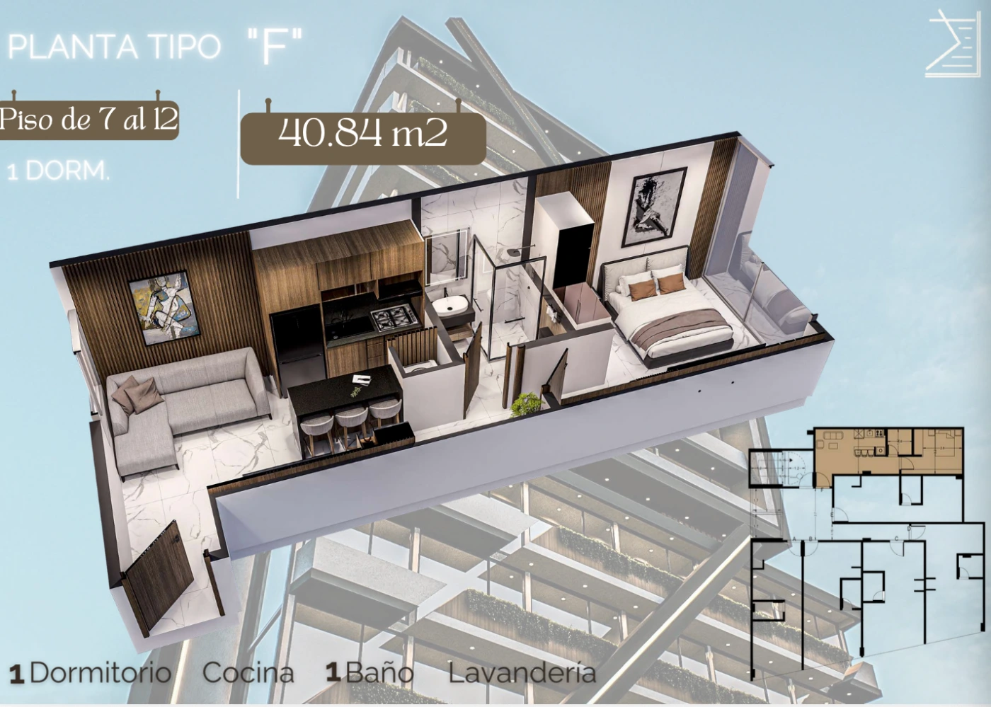 Plano del modelo F de Portobello V